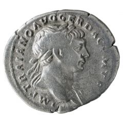 Denarius - Trajan COS V P P S P Q R OPTIMO PRINC, Mars and Victory