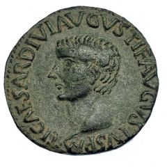As - Tiberius C V I N C NERO ET DRVSVS CAESARES QVINQ