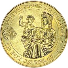 Jeton touristique - Monnaie de Paris - Le Puy en Velay - Notre Dame de France