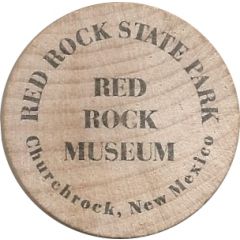 Wooden Nickel - Red Rock Museum Churchrock, New Mexico
