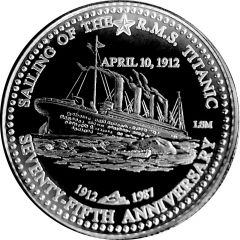 1 Ounce Silver - Sailing of the RMS Titanic