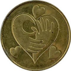 Token - 2 Hands and 4 Hearts