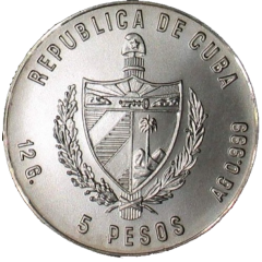 5 Pesos Moscow `80 Olympics