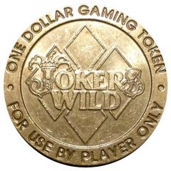 1 Dollar Gaming Token - Jokers Wild Casino