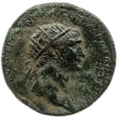 Dupondius - Trajan S P Q R OPTIMO PRINCIPI S C, Victory