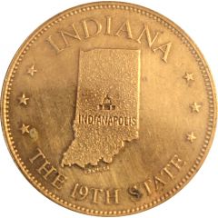 Token - Shell’s States of the Union Coin Game, Version 1 Indiana