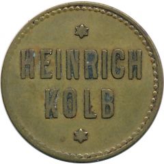 12 Pfennig - Heinrich Kolb Hausen, Hessen-Nassau