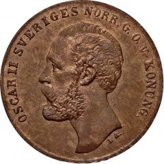 1 Öre - Oscar II