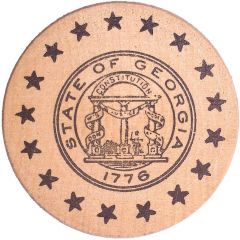 Wooden Nickel- State of Georgia