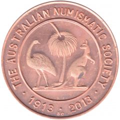 Medal - ANS 1913 - 2013 Centenary Conference Australian Numismatic Society