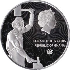 5 Cedis - Elizabeth II Infernomant