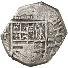 2 Reales - Felipe IV arms