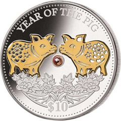 10 Dollars Year of the Pig