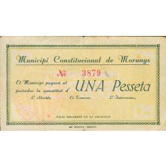 1 Peseta Morunys - Llorenç de Morunys