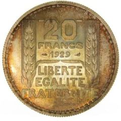 20 Francs Pattern
