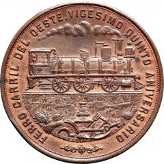 Medal - Inauguration line to Pergamino