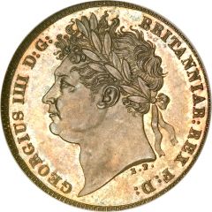 6 Pence - George IIII 1st reverse