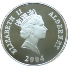 5 Pounds - Elizabeth II Branch Line, Silver Proof