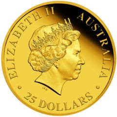25 Dollars - Elizabeth II 4th Portrait - Koala - Gold Bullion Coin