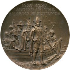 Medal - Tercentenary of the Landing of the Pilgrims