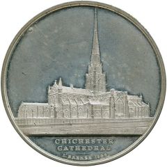 Medal - Victoria Chichester Cathedral, white metal