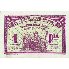 1 Peseta Tabernes de Valldigna