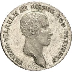 1 Thaler - Frederick William III Berlin mint visit