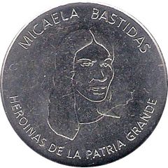 Token - Heroinas de la Patria Grande Micaela Bastidas