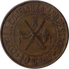 10 Centimos - Cooperativa La Confianza Andresense