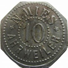10 Pfennig - Ahrweiler N. Mies