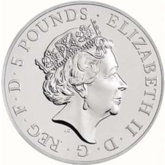 5 Pounds - Elizabeth II 5th portrait, Royal Birth