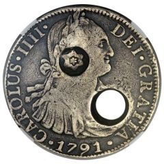 8 Reales Type I Countermark