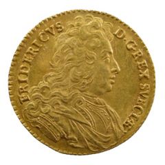 1 Ducat - Frederick I King`s Monogram Type 1