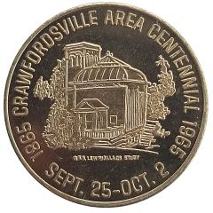 1/2 Dollar - Crawfordsville Area Centennial Crawfordsville, Indiana