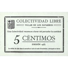 5 Céntimos Villar de los Navarros