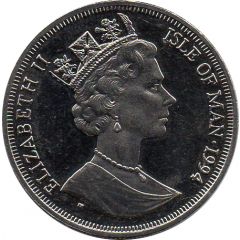 1 Crown - Elizabeth II First Atlantic Crossing - 1919