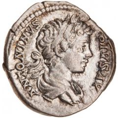 Denarius - Caracalla PART MAX PONT TR P IIII