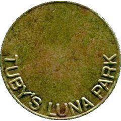 Token - Tuby`s Luna Park Scarborough, North Yorkshire, England