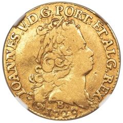1600 Réis - João V 2nd Type of Shield, Bahia Mint