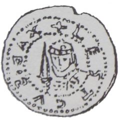 Denier Bracteate - Leszek II the Black Kraków mint