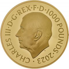 1000 Pounds - Charles III The Lion and The Eagle, Gold Proof