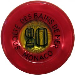 20 francs - Casino de Monte-Carlo