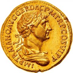 Aureus - Trajan S P Q R OPTIMO PRINCIPI, Genius