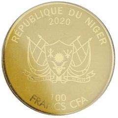 100 Francs 20 Lire Pius IX