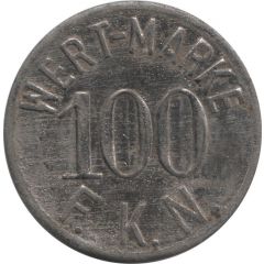 100 Pfennig Wert-Marke F.K.N. München