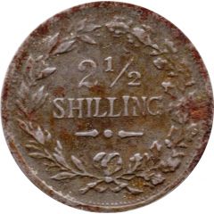 2 1/2 Shilling Miniature coin