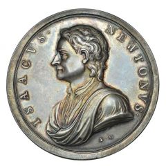 Medal - George I Isaac Newton, silver