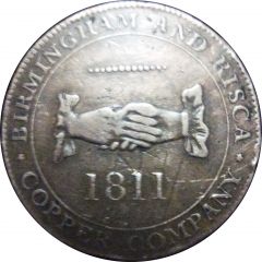 1 Penny Birmingham and Risca Copper Company