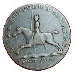 1/2 Penny Suffolk - Blything / Yeomanry