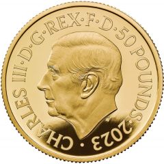 50 Pounds - Charles III 1/2 oz Fine Gold